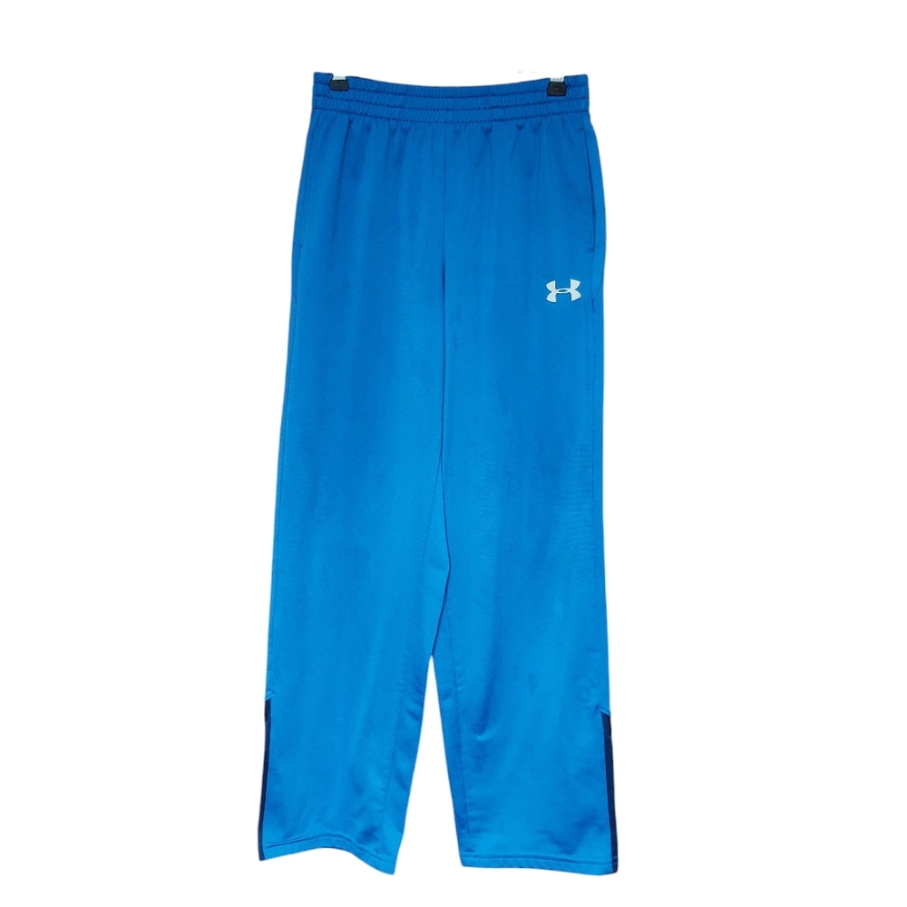 EUC Boys Under Armour Bright Blue Training Pants Size M